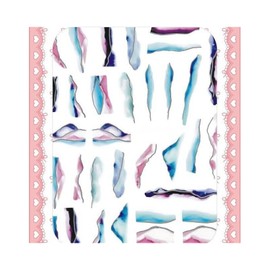 Gold Swirl Stripes Nail Stickers Wave Lines Nail Decals 676 Nail Wraps Art Stickers Manicure Supplies for Women for Home Nails Full Long Lasting Easy Apply and Remove