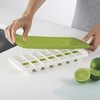 Joseph Quicksnap Plus Easy-Release Ice-Cube Tray with Stackable Lid, Green