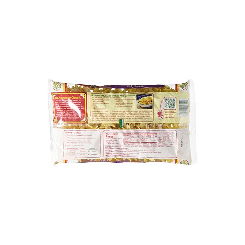 Pennsylvania Dutch Extra Broad Egg Noodles 12 Oz- 2 bags