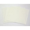 12" x 12" Square Plain Craft Felt Fabric - White