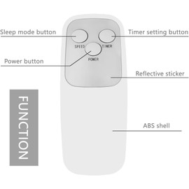 JISIZKY Replacement Remote Control Compatible with Lasko 2033654B 2033654 A20561 A20700 S18625 S18924 3440 3540 3542 2546 2740 2744 1646 1843 1844 1850 Cyclone Pedestal Upright Fan (1Pack)