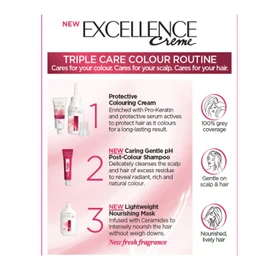 L'Oréal Paris Excellence Creme, 5.6 Rich Auburn (100 Percent Grey Coverage)