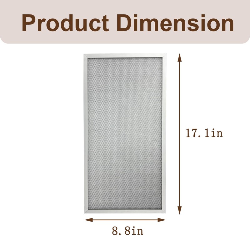 beaufan 4 Pack MERV-8 Dehumidifier Filters Replacement for AlorAir Basement