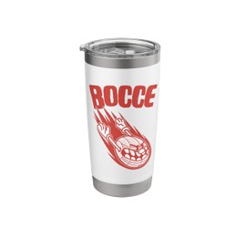 Bocce Slogan Bocci Game with Jack Bocce Ball Stainless Steel Insulated Tumbler