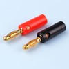 LWCUSNJ 4mm Audio Speaker Cable Connector,24 Pcs Banana Plug Wire