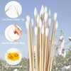 6" Long Cotton Swabs With Double Tips, 200 Pcs (100
