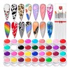 BtyboxGel para Uñas Kits Para Uñas 36colores Esmaltes Pintura Gel