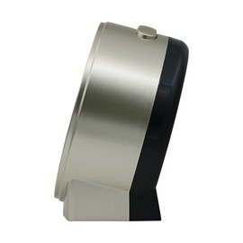 Seiko Sussex II Non Ticking Bedroom Alarm Clock, Gold