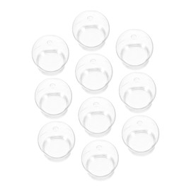 DIY Christmas Snow Globe Clear Water Globe 150ml Empty Snow Globe with Screw Off Cap Make Your Own Shatterproof Snowglobe for Home Decor 10Pcs