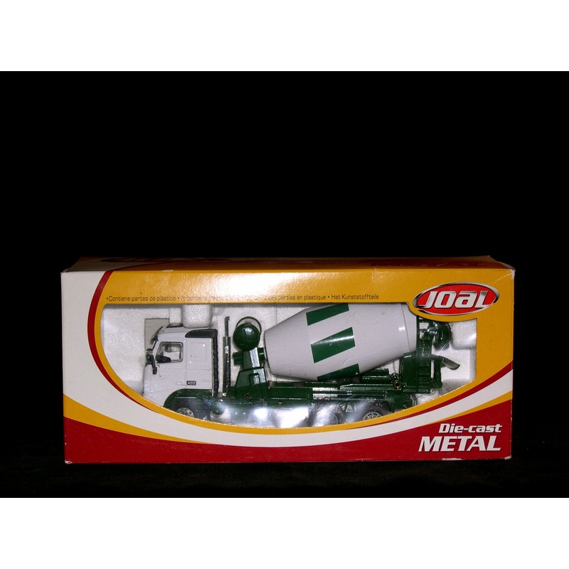 Volvo FH12-420 Cement Mixer, 1:50 Scale Die Cast Truck, Green