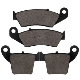 SOLLON Brake Pads Front and Rear for Honda CR125R 2002-2007, CR250R 2002-2007, CRF250R/CRF250X 2004-2017, CRF450RX 2017, CRF450X 2005-2017, CRF450R 2002-2016