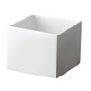 LIVING TALK TFL016OW Vase, White, 2.6 x 2.6 x 2.2