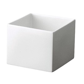 LIVING TALK TFL016OW Vase, White, 2.6 x 2.6 x 2.2 inches (6.5 x 6.5 x 5.5 cm)