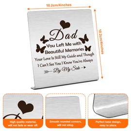 Memorial Gifts for Loss of Father desk decor Condolences Gift Sympathy Gift for Loss of Dad Desk Remembrance Decorations Bereavement Gift for Loss Grief Gifts for Women Loss of Father