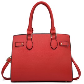 DMICXEL Tote Bag Crossbody Purses for Women Shoulder Handbag PU Leather Top Handle Satchel Bags (Red)