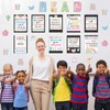 Zonon 45 Pcs Reading Classroom Decorations Reading Bulletin Board Poster