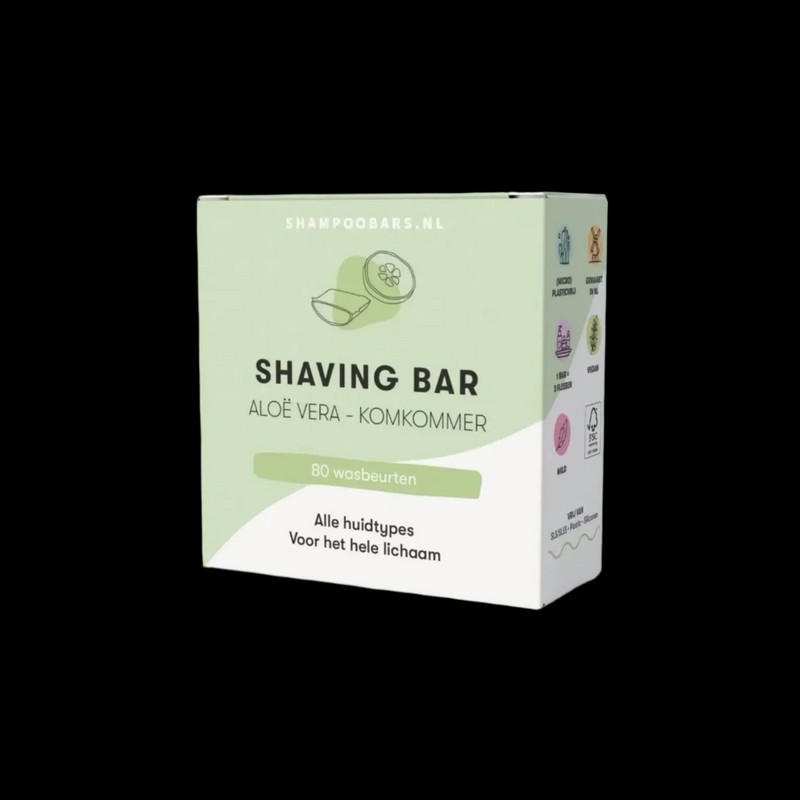 Shampoo Bars Shaving Bar Aloë Vera en Komkommer
