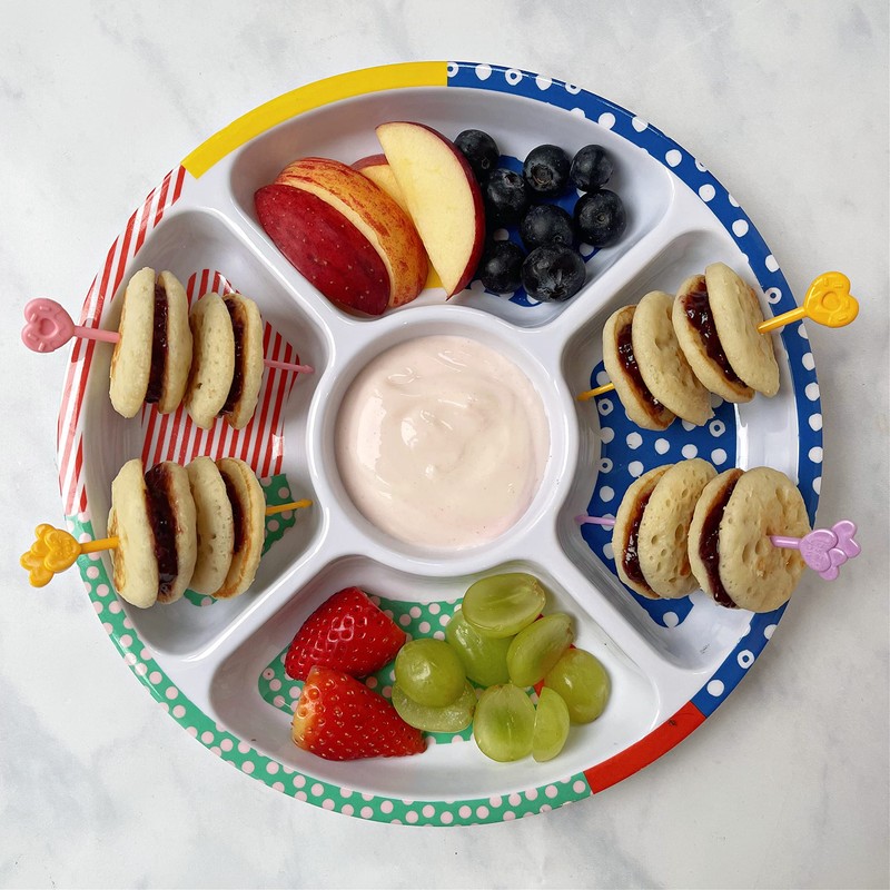 Pick Sticks - Fun Food Skewers for Kids (Yellow, Purple