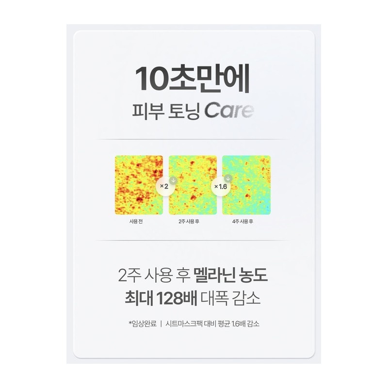 [Traces/Blemishes Care Melanin Care] 10 Second Micro Bubble Pack Perfect