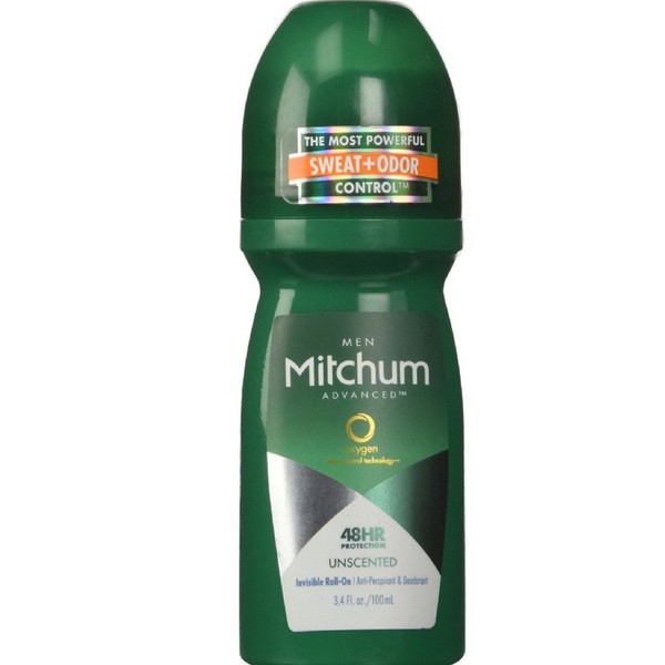 Mitchum Advanced Anti- Perspirant & Deodorant, Unscented, 3.4 oz (Pack of 9)