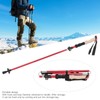 Telescopic Hiking Pole Portable Aluminum Alloy Folding Walking Stick for