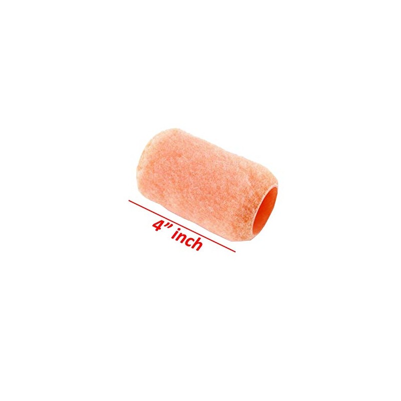 Wideskall Reusable Paint Roller Cover Refill 4" x 3/8" inch