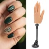 Nail Pratice Training Hand Silicone Bendable Nail Art Fake Hand