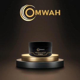 OMWAH Professional Hair Styling Gel for men Strong Hold hair gel for boys with Vitamin E & Pro-VB5, Flake-Free Formula, Protects, Nourishes & Styles All Hair Types Effortlessly (Medium Hold)
