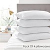 APEX FURNISHINGS white pillow cases 4 pack cotton 200 Thread