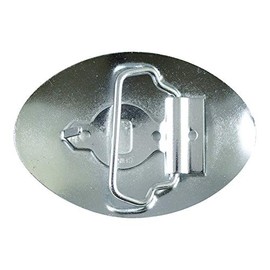 SLC Springfield Leather Company Oval Belt Buckle Blank | Fits 1 1/2" - 1 3/4" Belts