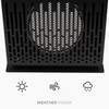 HVAC OV 6 Inch Dryer Exhaust Vent Cover with Rubber