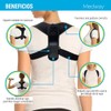 Medway Soporte para Clavícula con Bandas Elásticas | Corrector de