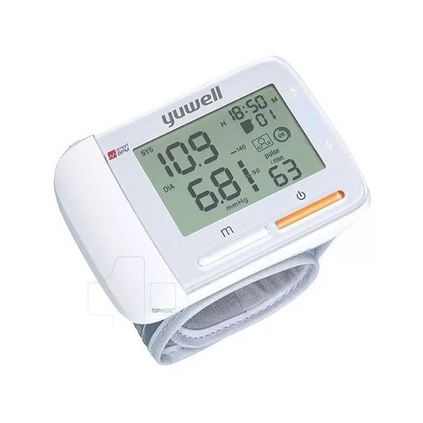 Yuwell Monitor de presión arterial digital de muñeca Yuwell YE-8900A