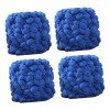 Hilo Grueso Con Pompones, 4 Bolas, Para Tejer A Mano,
