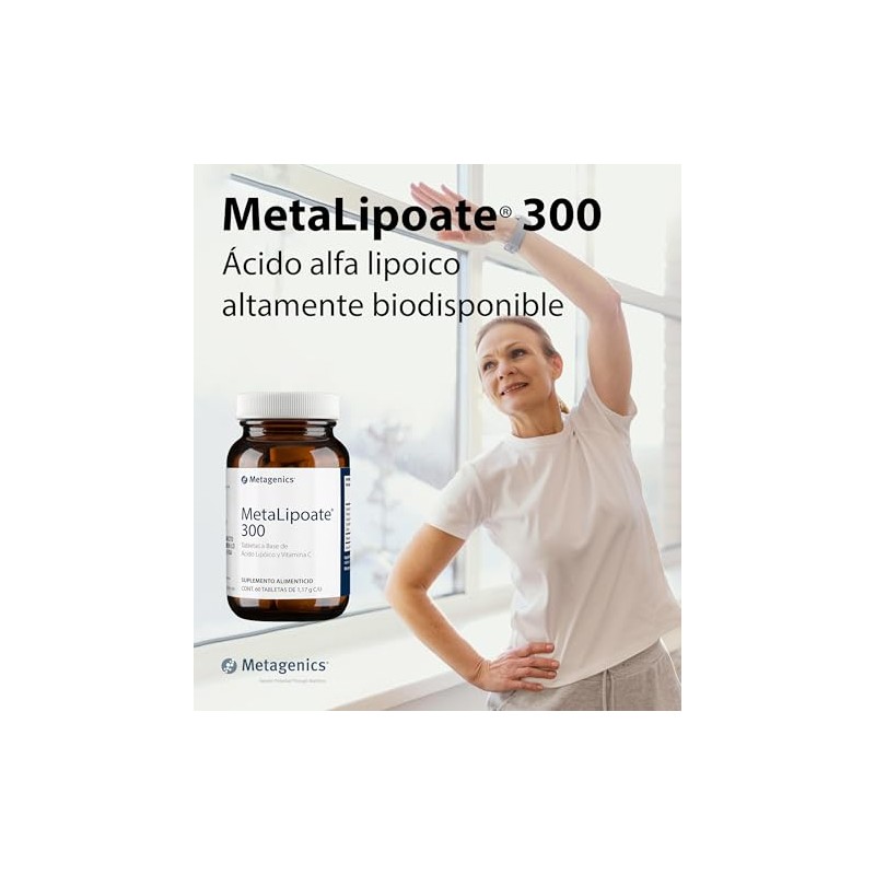 METAGENICS MetaLipoate 300 - Ácido Alfa Lipoico - Suplemento