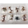 BestCity Fly Fishing Flies HOPPERS 16 Fly Selection + FREE