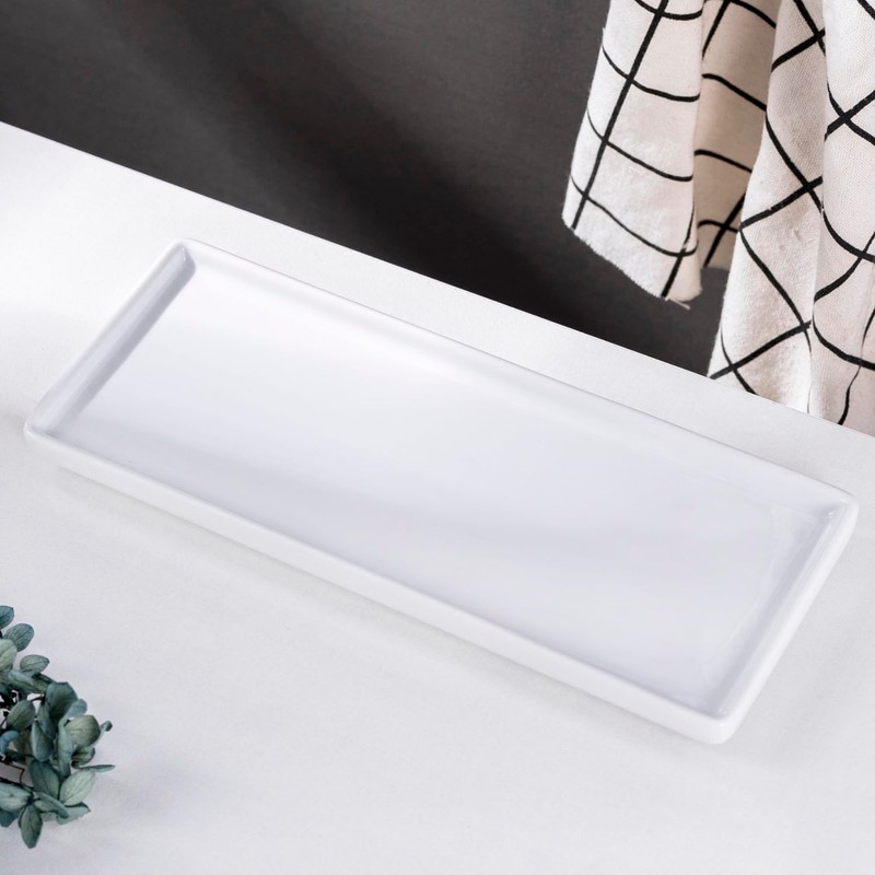 Ceramic trays for cosmetics, jewelry, suitable for organizing dressing tables