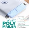GPI POLY - 9" X 12" Poly Mailers, 500 Count