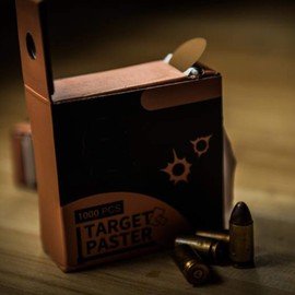 SPECIAL PIE Shooting Plasters Sand Colour 1000 Pieces Diameter 20 mm Target Shooting Sports Round Stickers Dot Stickers Marking Point in Dispenser Box (3 Box)