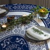 Virtumob Bohemian Oval Tablecloth 60x84inch,Tablecloth Farmhouse Water Proof Polyester Table