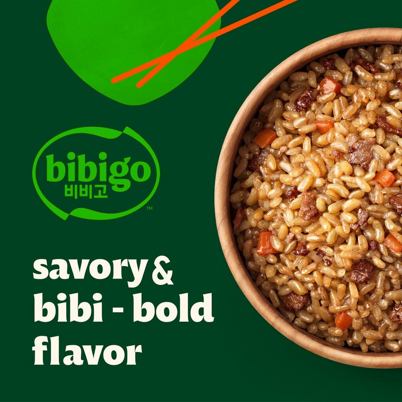 Bibigo Korean BBQ Flavor Fried Rice, Microwavable, Zero Trans Fat,