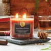 Village Candle Spiced Tobac & Honey Medium Bowl, 14oz, Orange,