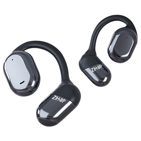 ZIHNIC Open-Ear earhooks, All-Day Comfort, 28H Battery with prolonged Wearing,