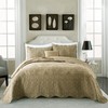 BYTIDE Quilt Bedspread Oversized King 4 Piece Bedding Set 120"
