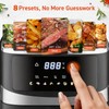 Air Fryer,6 QT Family Size Air Fryer with Visible Cooking
