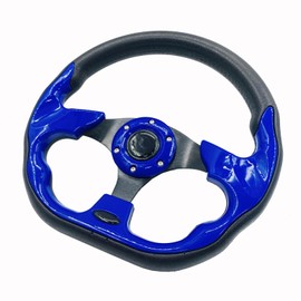 Spaorcco Golf Cart Steering Wheel for EZGO RXV & TXT, Club Car DS and Club Car Precedent EZGO Yamaha Golf Car Accessories