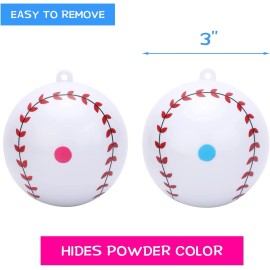 Unbranded 2PC  Gender Reveal Baseball Pink & Blue Exploding Powder Baseballs Celebrate