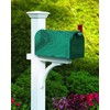 YESOF66 Magnetic Mailbox Cover Marble Fluid Art Turquoise Standard Size