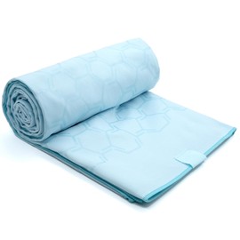 Eunzel Yoga Towel for Hot Yoga,Non-Slip Double Sided Silicone Grip Towel Absorbent Microfiber Towel for Hot Yoga, Vinyasa and Power 26.5"X72", Purple