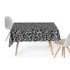 Martina Home Loiret Black Resin Coated Tablecloth 140 x 140